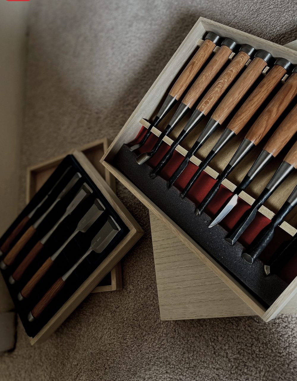 A set of Japanese carpentry chisels — Tillow Built tools of the trade
