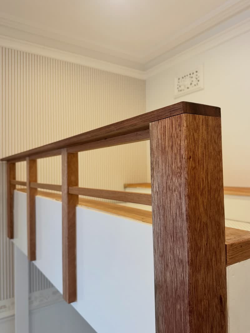 Interior timber feature wall, completed by Tillow Built