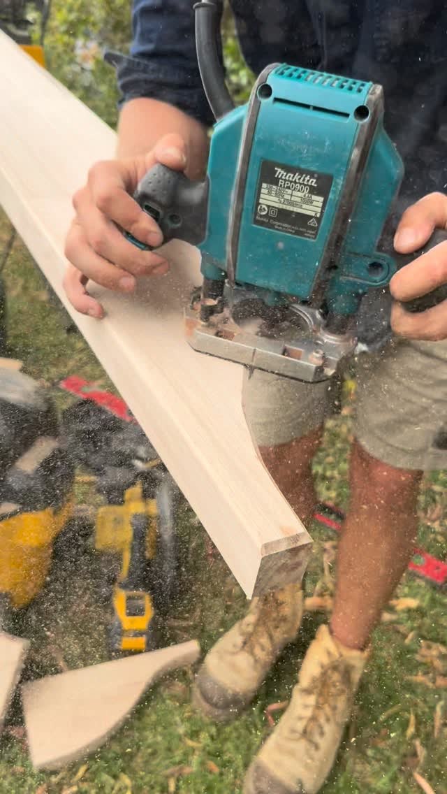 Joinery detail, Tillow Built work in progress
